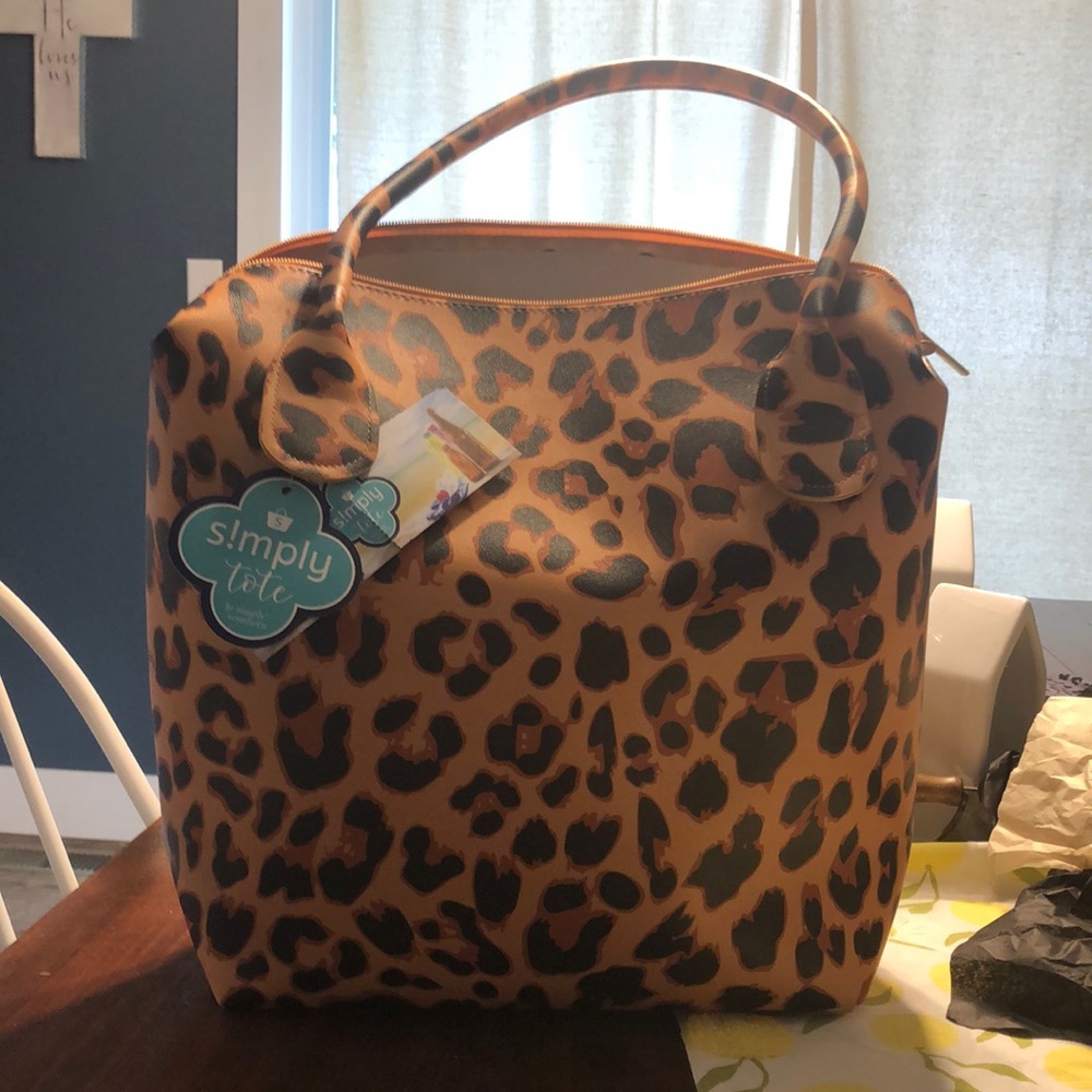 Simply Tote by Simply Southern Leopard Print Tote